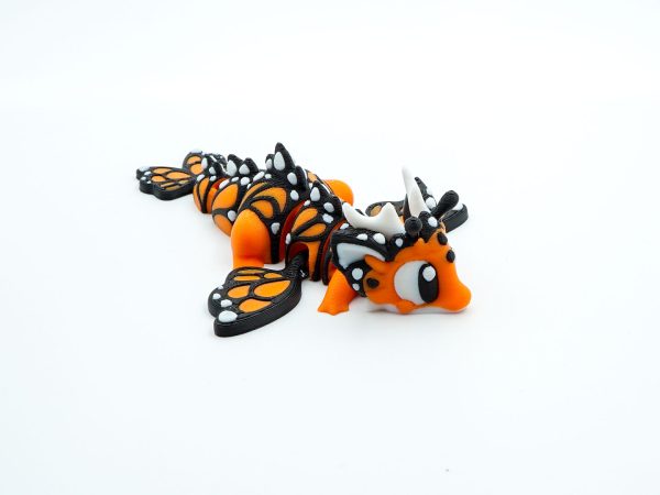 Mini Dragon Fluture, Figurina Articulata, 3D