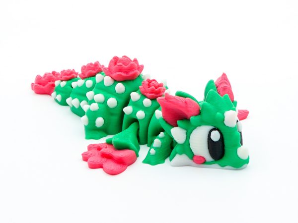 Mini Dragon Cactus, Figurina Articulata, 3D